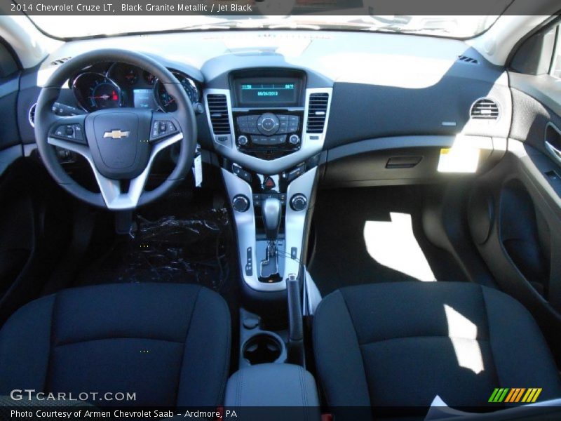 Black Granite Metallic / Jet Black 2014 Chevrolet Cruze LT