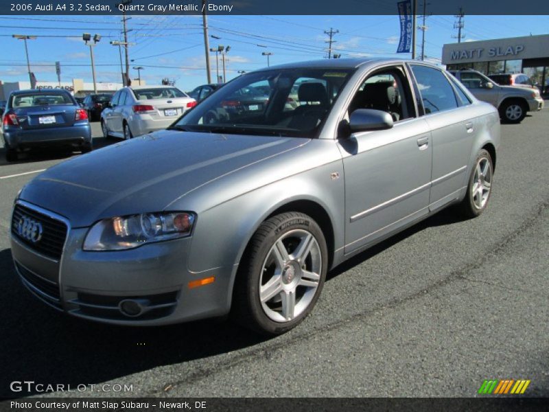 Quartz Gray Metallic / Ebony 2006 Audi A4 3.2 Sedan