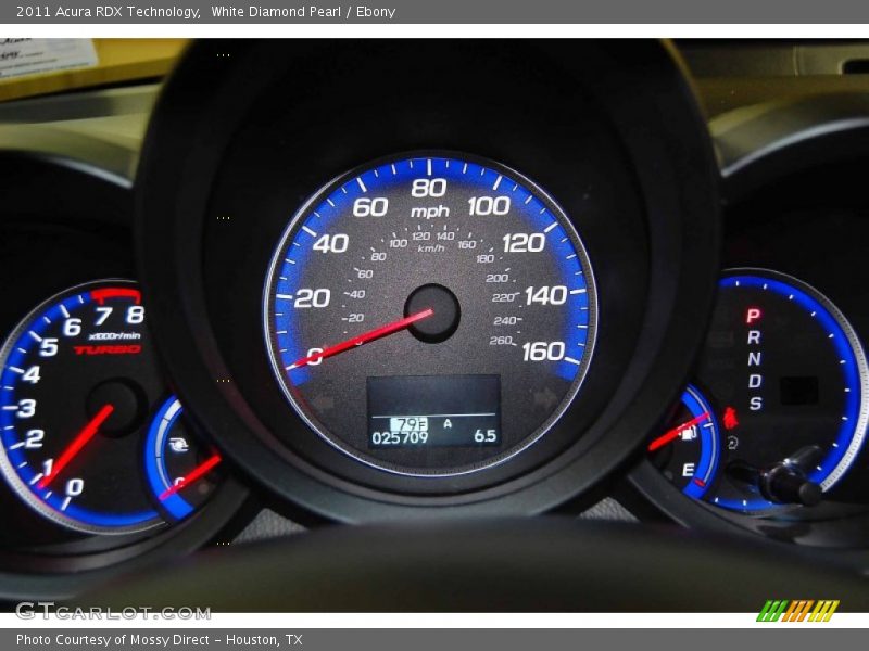 White Diamond Pearl / Ebony 2011 Acura RDX Technology