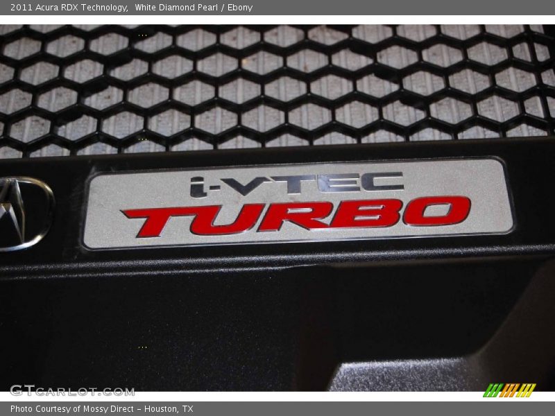 White Diamond Pearl / Ebony 2011 Acura RDX Technology