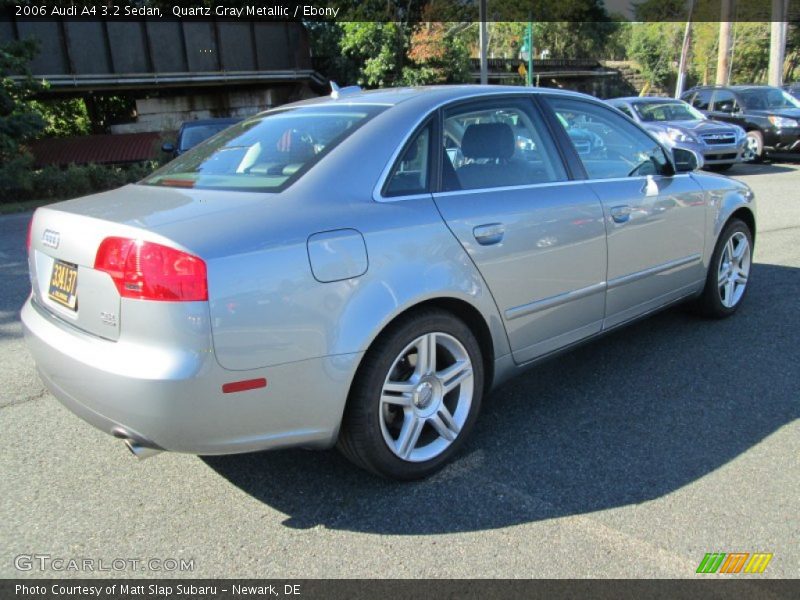 Quartz Gray Metallic / Ebony 2006 Audi A4 3.2 Sedan