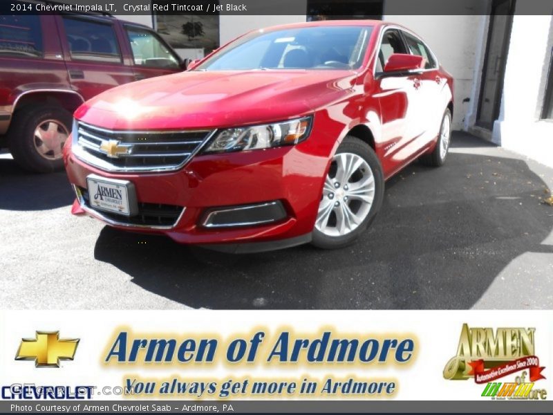 Crystal Red Tintcoat / Jet Black 2014 Chevrolet Impala LT