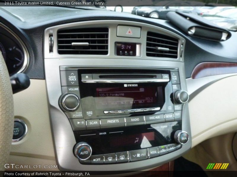 Cypress Green Pearl / Ivory 2011 Toyota Avalon Limited