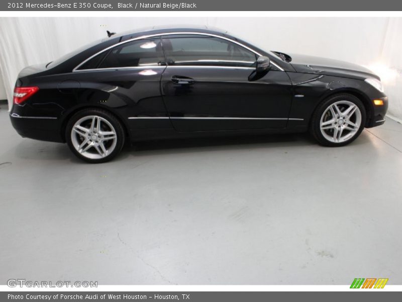 Black / Natural Beige/Black 2012 Mercedes-Benz E 350 Coupe