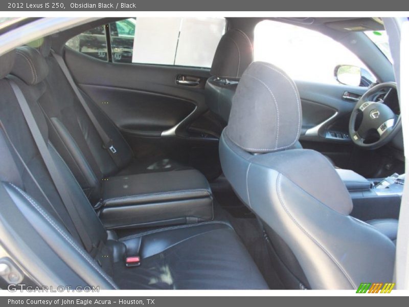 Obsidian Black / Black 2012 Lexus IS 250
