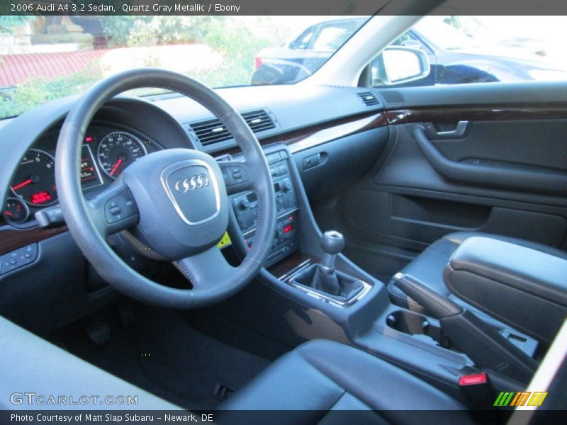 Quartz Gray Metallic / Ebony 2006 Audi A4 3.2 Sedan