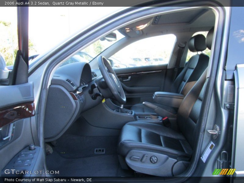 Quartz Gray Metallic / Ebony 2006 Audi A4 3.2 Sedan