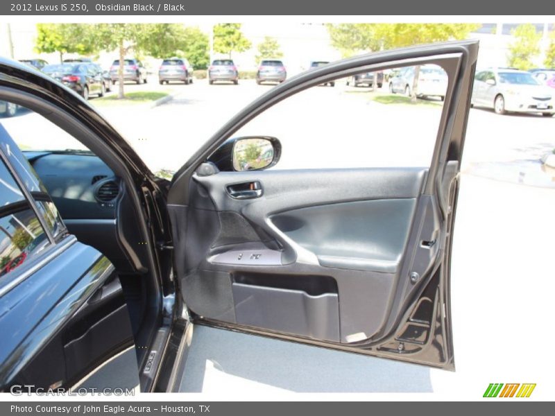 Obsidian Black / Black 2012 Lexus IS 250