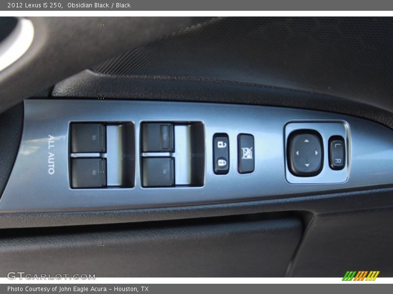Obsidian Black / Black 2012 Lexus IS 250