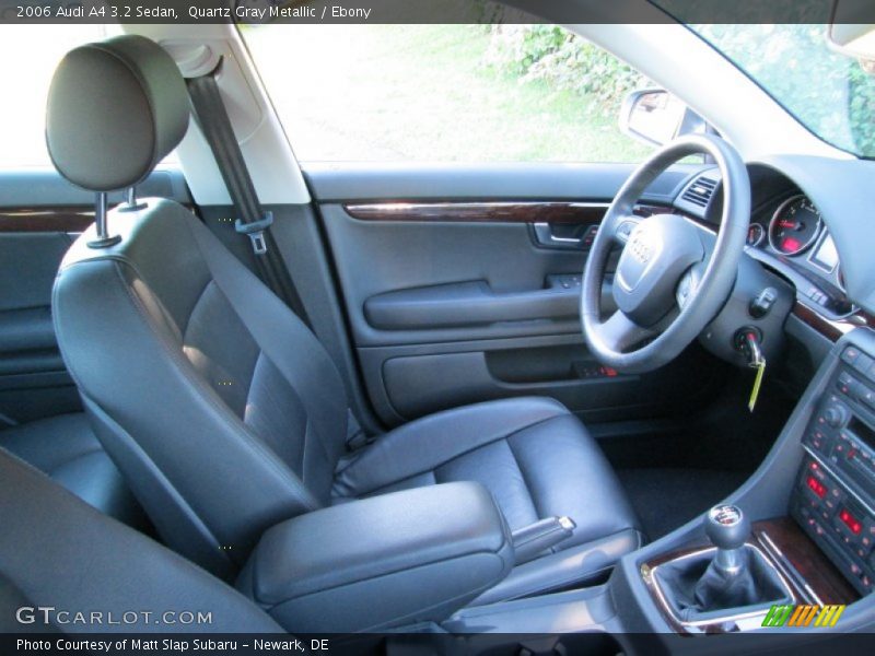 Quartz Gray Metallic / Ebony 2006 Audi A4 3.2 Sedan