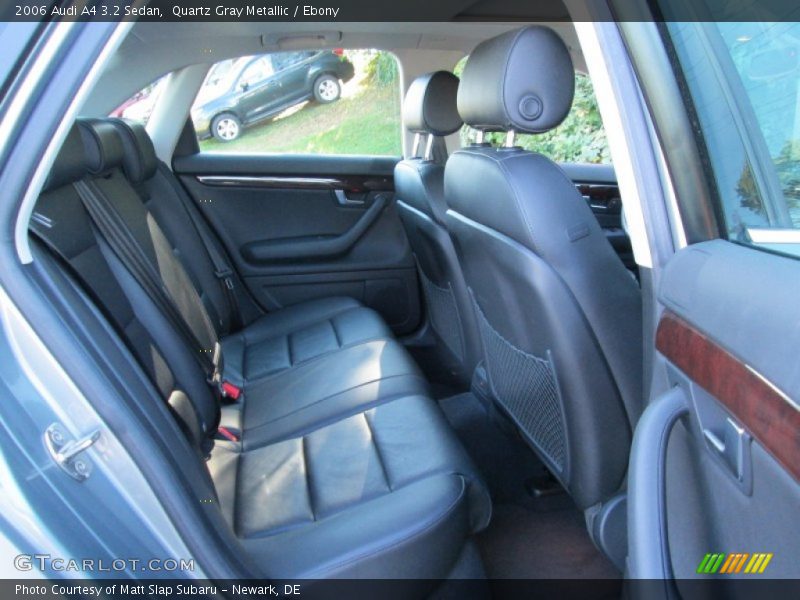 Quartz Gray Metallic / Ebony 2006 Audi A4 3.2 Sedan