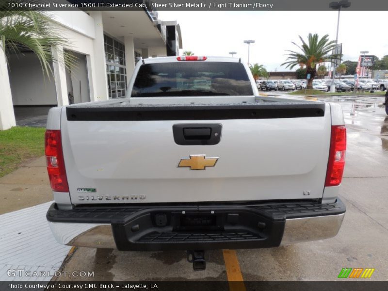 Sheer Silver Metallic / Light Titanium/Ebony 2010 Chevrolet Silverado 1500 LT Extended Cab