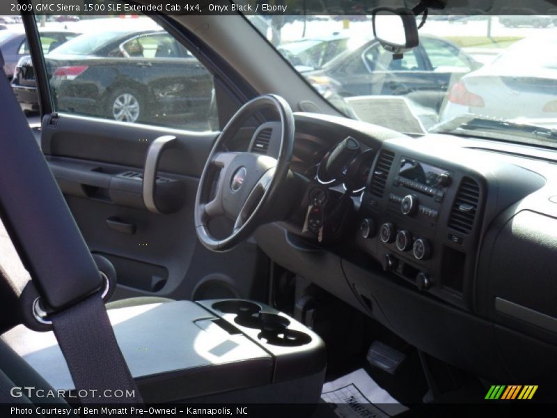Onyx Black / Ebony 2009 GMC Sierra 1500 SLE Extended Cab 4x4