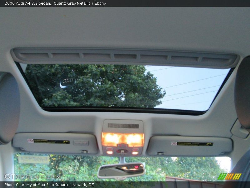 Quartz Gray Metallic / Ebony 2006 Audi A4 3.2 Sedan