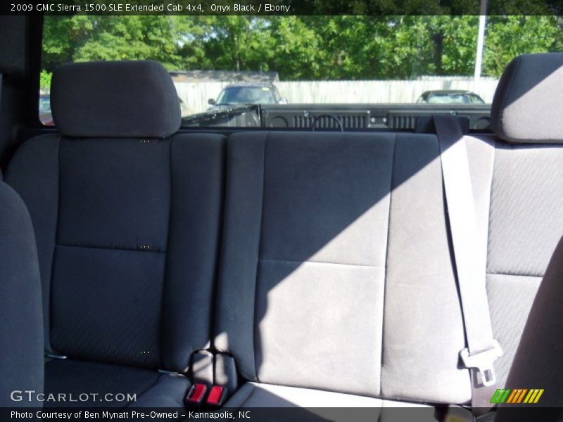 Onyx Black / Ebony 2009 GMC Sierra 1500 SLE Extended Cab 4x4