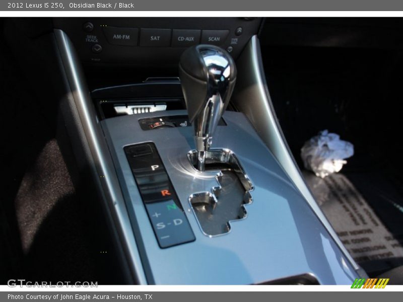 Obsidian Black / Black 2012 Lexus IS 250