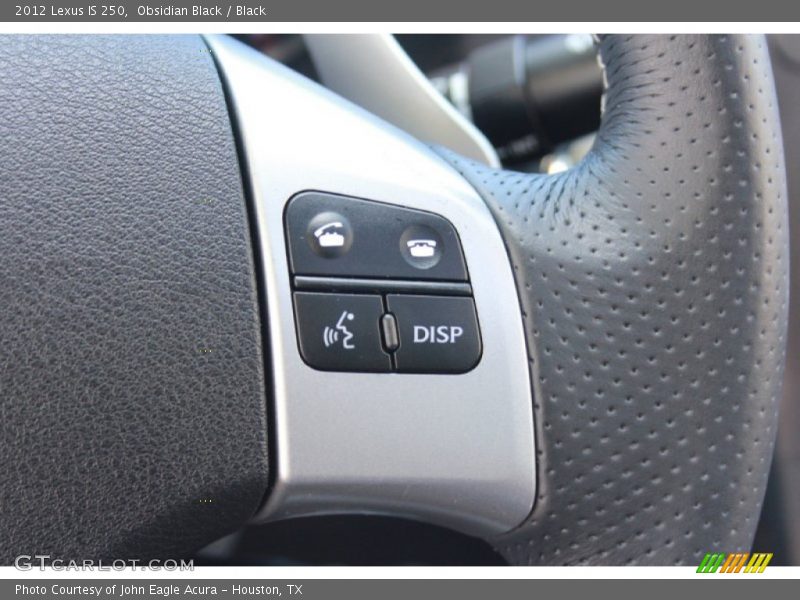 Obsidian Black / Black 2012 Lexus IS 250