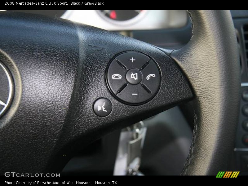 Black / Grey/Black 2008 Mercedes-Benz C 350 Sport