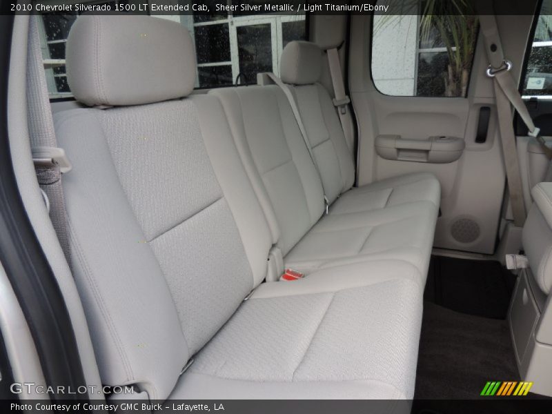 Sheer Silver Metallic / Light Titanium/Ebony 2010 Chevrolet Silverado 1500 LT Extended Cab