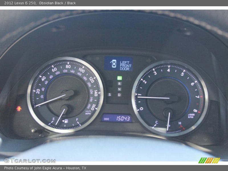Obsidian Black / Black 2012 Lexus IS 250