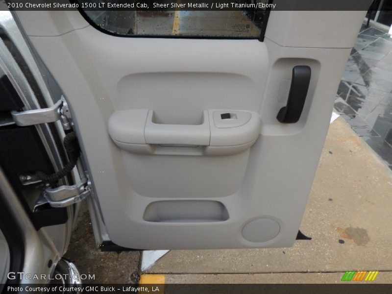 Sheer Silver Metallic / Light Titanium/Ebony 2010 Chevrolet Silverado 1500 LT Extended Cab