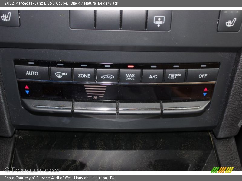 Black / Natural Beige/Black 2012 Mercedes-Benz E 350 Coupe