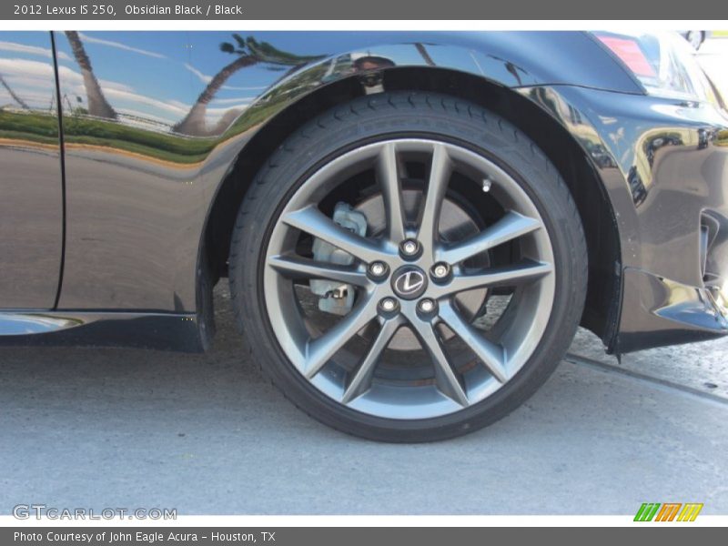 Obsidian Black / Black 2012 Lexus IS 250