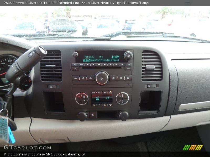 Sheer Silver Metallic / Light Titanium/Ebony 2010 Chevrolet Silverado 1500 LT Extended Cab