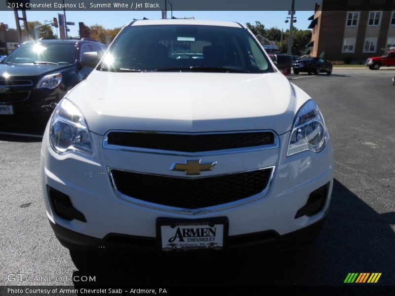 Summit White / Jet Black 2014 Chevrolet Equinox LS