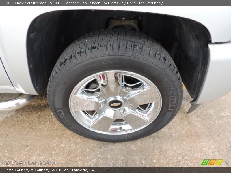 Sheer Silver Metallic / Light Titanium/Ebony 2010 Chevrolet Silverado 1500 LT Extended Cab
