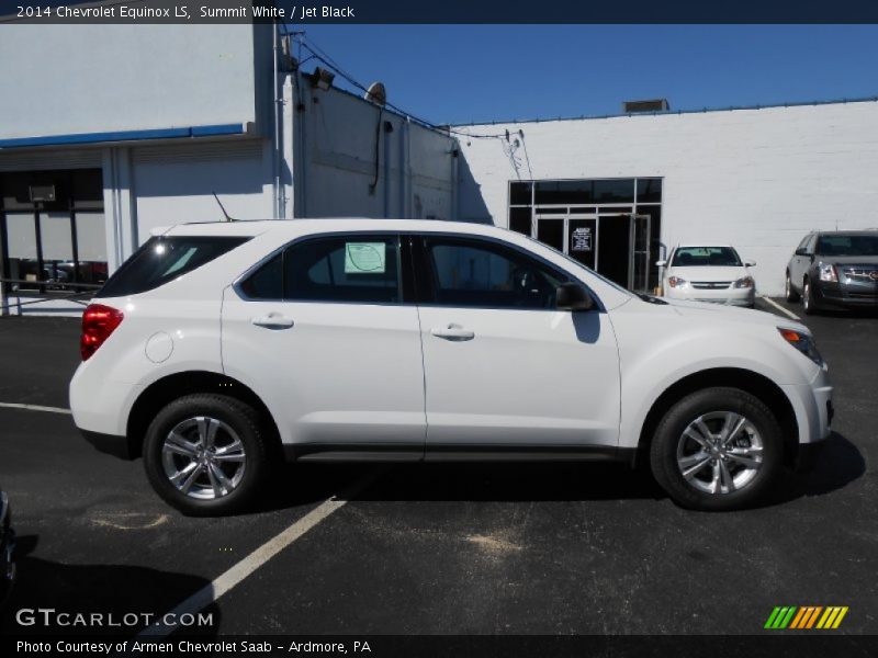 Summit White / Jet Black 2014 Chevrolet Equinox LS