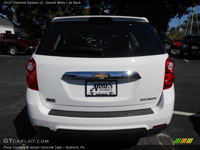 Summit White / Jet Black 2014 Chevrolet Equinox LS