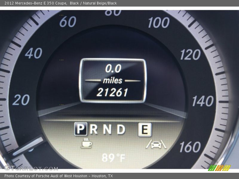 Black / Natural Beige/Black 2012 Mercedes-Benz E 350 Coupe