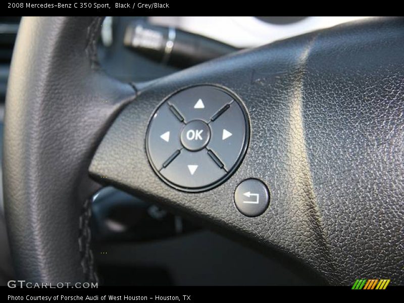 Black / Grey/Black 2008 Mercedes-Benz C 350 Sport