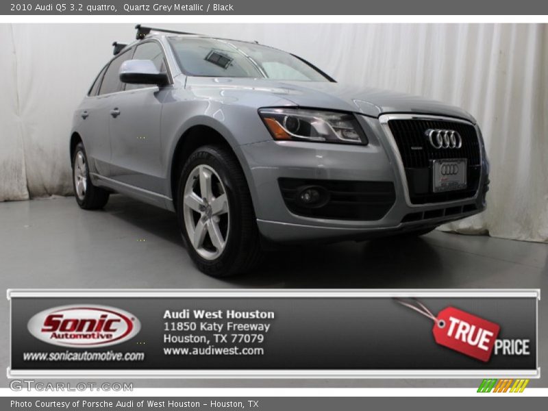 Quartz Grey Metallic / Black 2010 Audi Q5 3.2 quattro