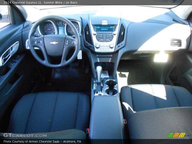 Summit White / Jet Black 2014 Chevrolet Equinox LS