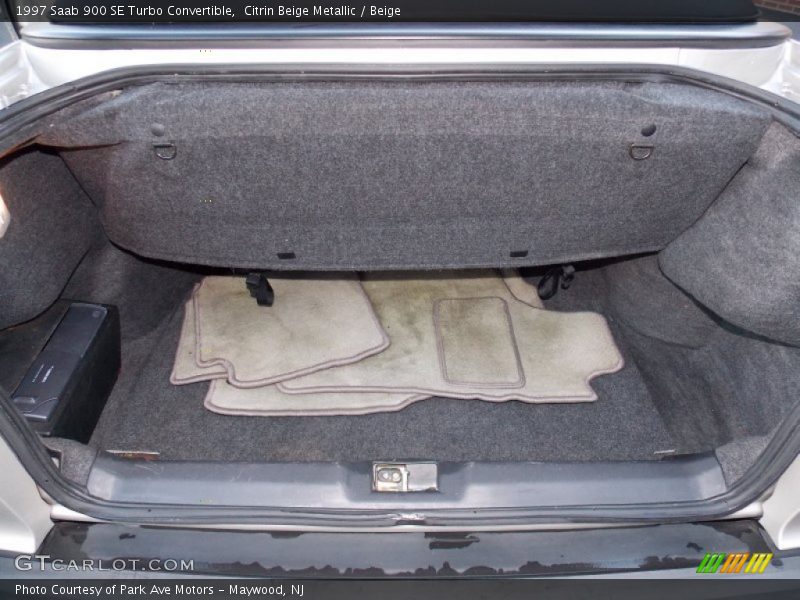 Citrin Beige Metallic / Beige 1997 Saab 900 SE Turbo Convertible