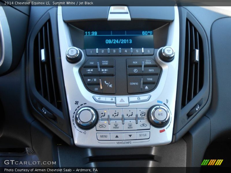 Summit White / Jet Black 2014 Chevrolet Equinox LS