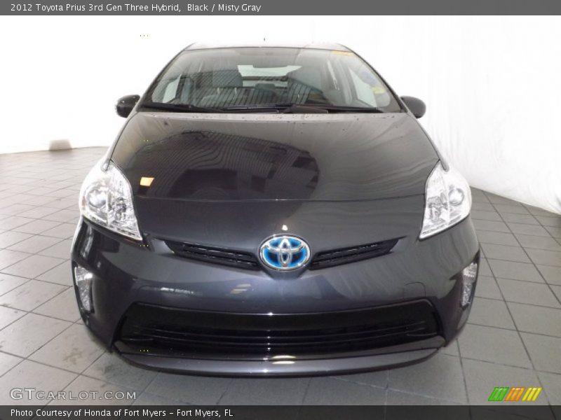 Black / Misty Gray 2012 Toyota Prius 3rd Gen Three Hybrid