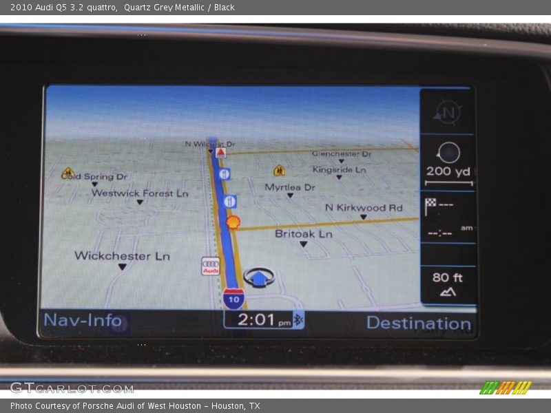 Quartz Grey Metallic / Black 2010 Audi Q5 3.2 quattro