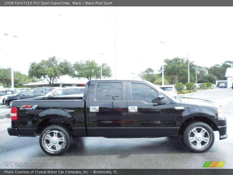 Black / Black/Red Sport 2008 Ford F150 FX2 Sport SuperCrew