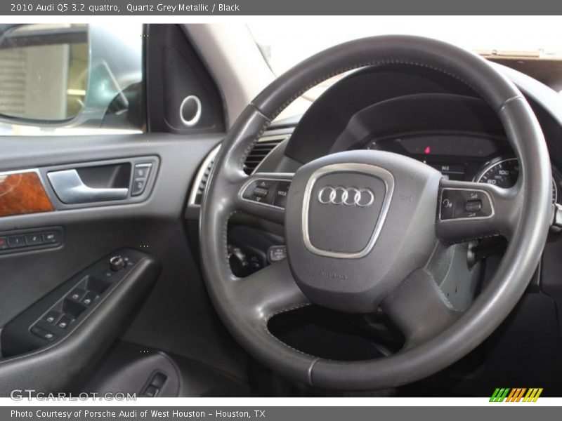 Quartz Grey Metallic / Black 2010 Audi Q5 3.2 quattro