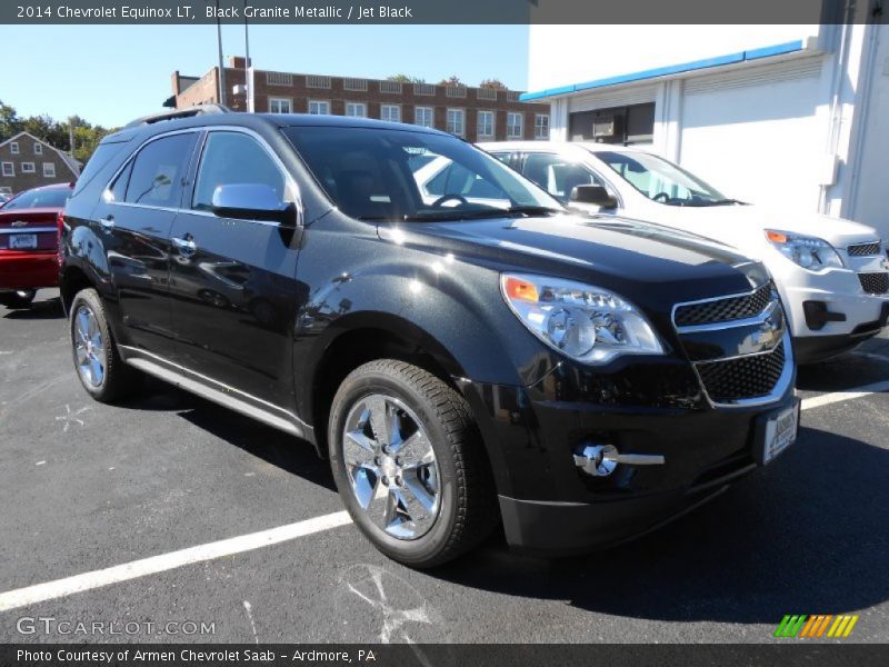 Black Granite Metallic / Jet Black 2014 Chevrolet Equinox LT