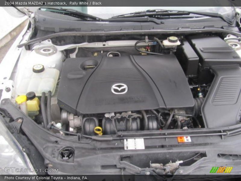 Rally White / Black 2004 Mazda MAZDA3 s Hatchback