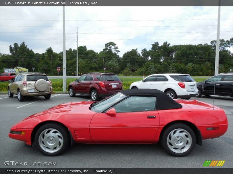  1995 Corvette Convertible Torch Red
