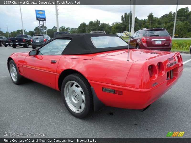 Torch Red / Red 1995 Chevrolet Corvette Convertible