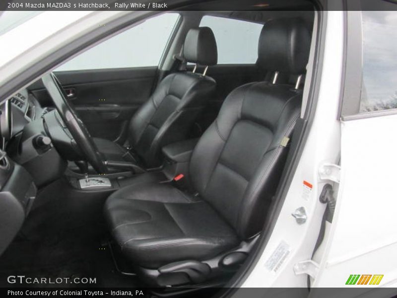 Rally White / Black 2004 Mazda MAZDA3 s Hatchback
