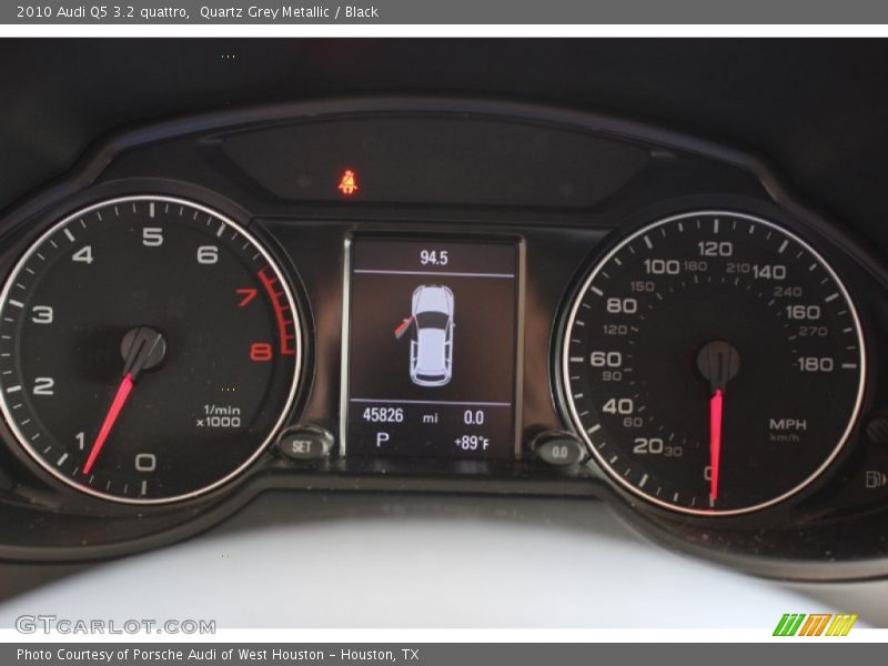 Quartz Grey Metallic / Black 2010 Audi Q5 3.2 quattro
