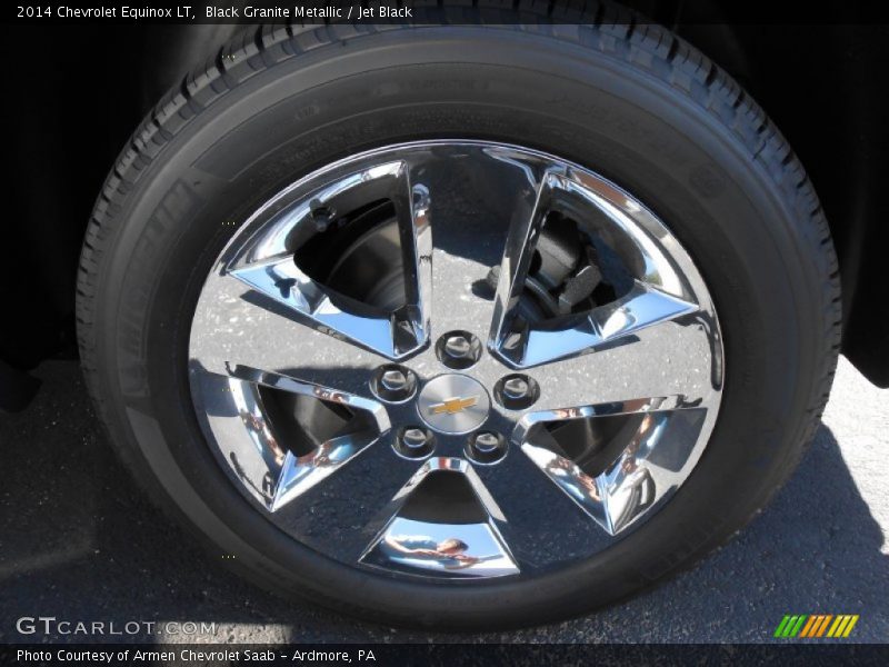 Black Granite Metallic / Jet Black 2014 Chevrolet Equinox LT