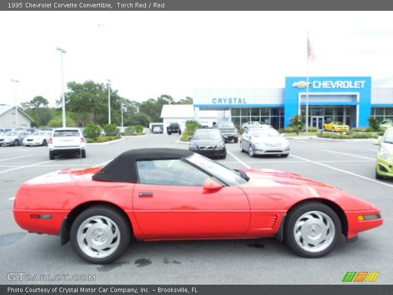 Torch Red / Red 1995 Chevrolet Corvette Convertible